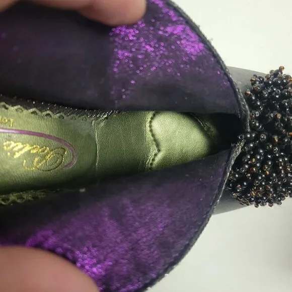 PoeticāLicenseāBeadedĀ SlitāFrontāHeels - Picture 8 of 11